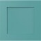 Ekena Millwork 12"W x 12"H True Fit PVC Flat Panel Shutters Sample, Pure Turquoise SAMPLE-TFPFPPT - alternate 1